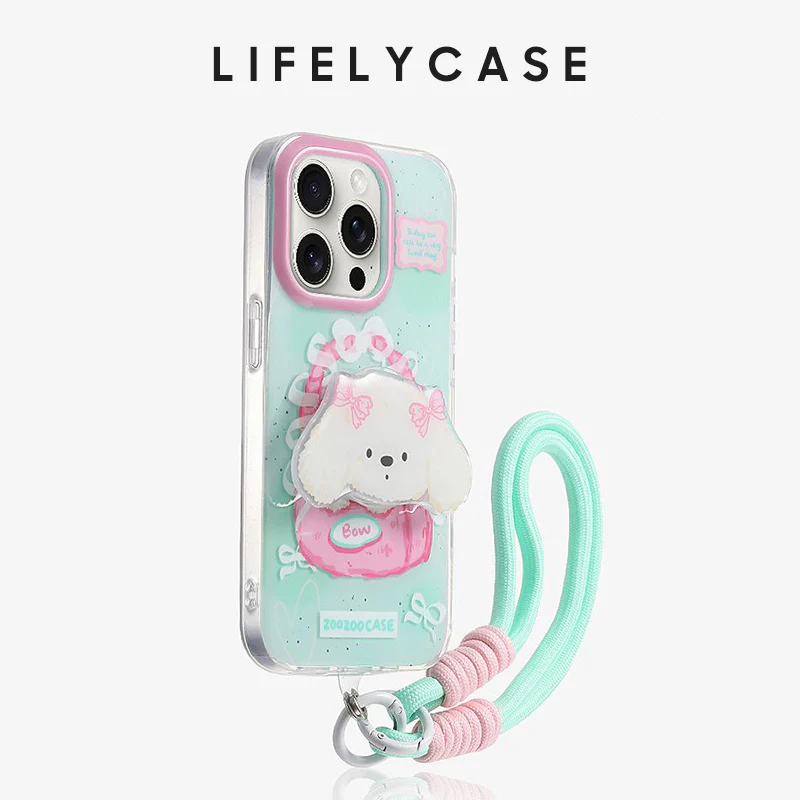 iPhone Lanyard Series | Cartoon Series Mobile Phone Case, Free Airbag Bracket - Image 8
