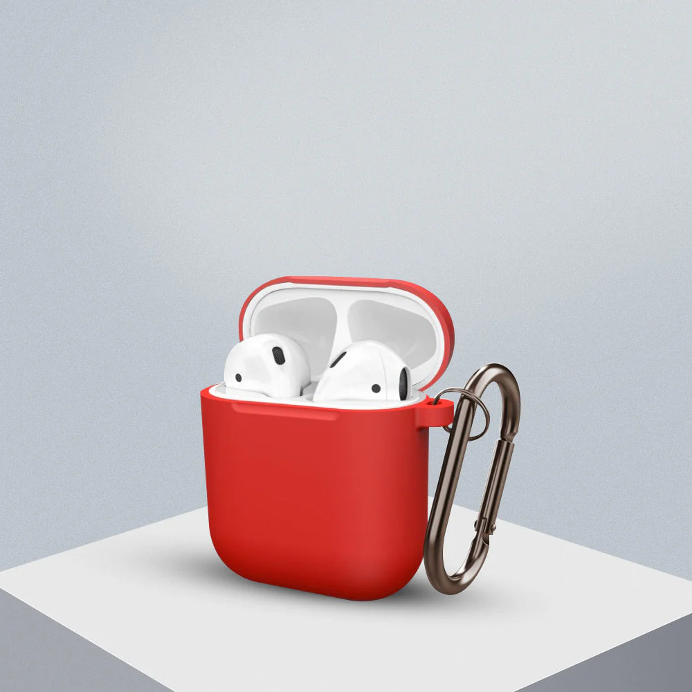 AirPods | Liquid Silicone Case-Red - Image 3
