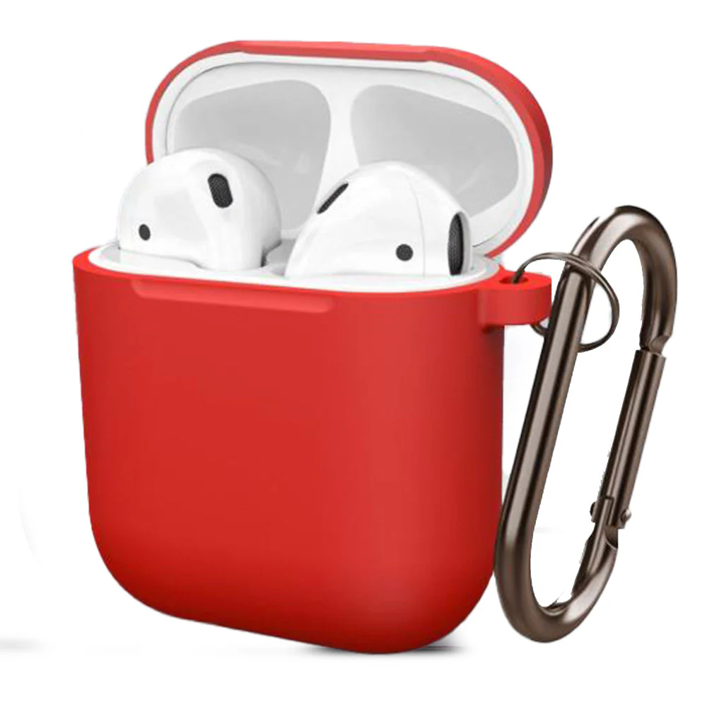 AirPods | Liquid Silicone Case-Red - Image 4