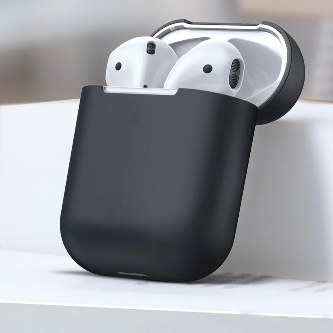 AirPods | Liquid Silicone Case-Black - Image 5