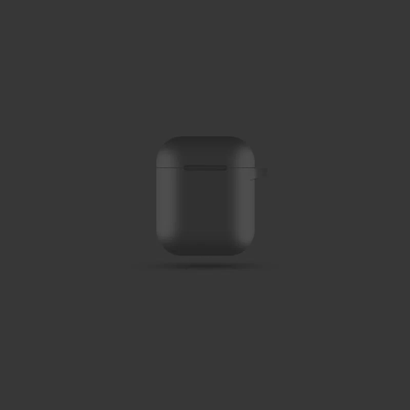 AirPods | Liquid Silicone Case-Black - Image 7