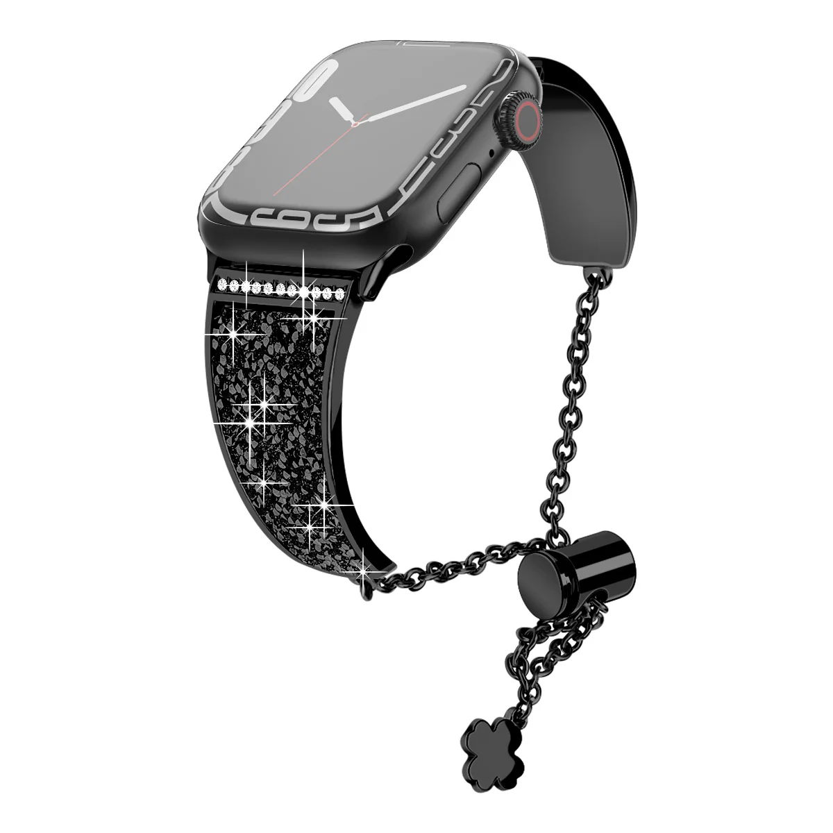 Apple Watch | Luxury Diamond-Covered Metal Watch Band - Image 9