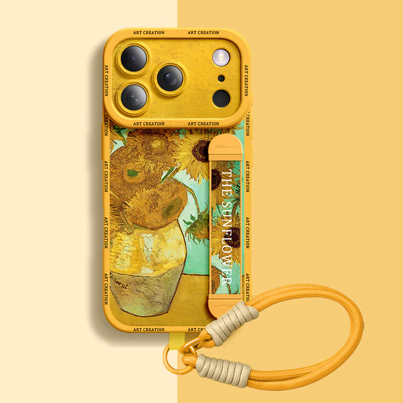 iPhone Series | Art Series Liquid Silicone Wristband Phone Case - Image 7
