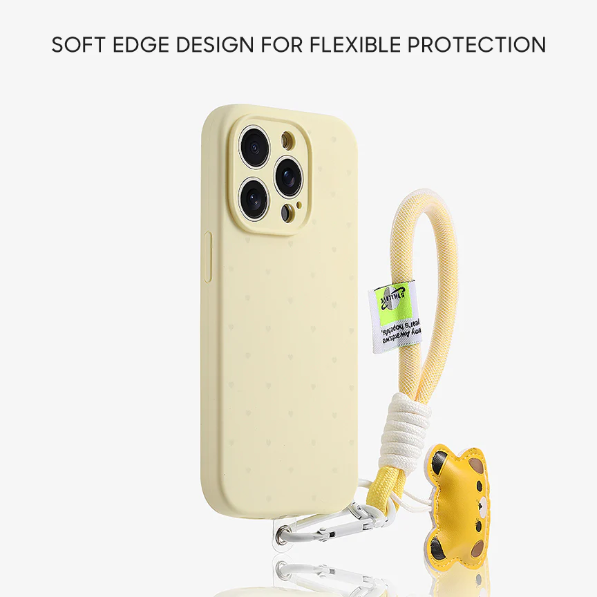 iPhone Lanyard Series | Liquid Silicone Cartoon Phone Case - Image 2