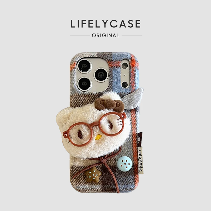 iPhone Series | Hello Kitty Liquid Silicone Plush Phone Case - Image 6