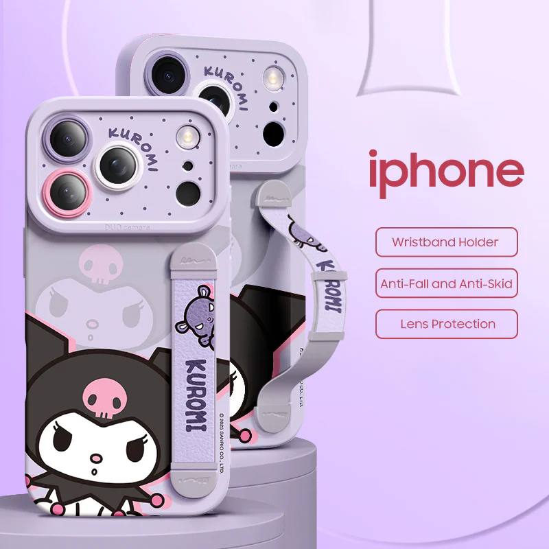 iPhone Wristband Series | Sanrio Co-Branded Liquid Silicone Phone Case - Image 3