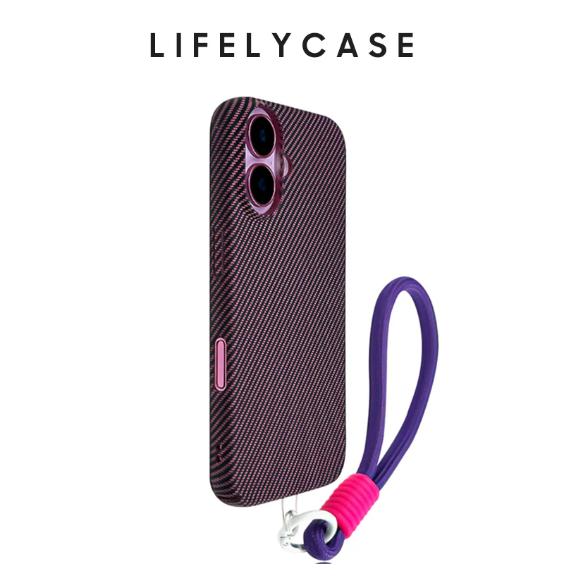 iPhone Lanyard Series | Carbon Fiber Frosted Ultra-Thin Phone Case - Image 3