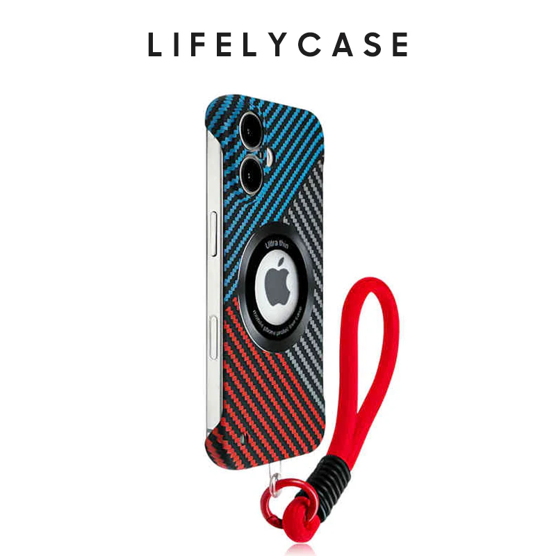 iPhone Lanyard Series | Carbon Fiber MagSafe Magnetic Phone Case - Image 5