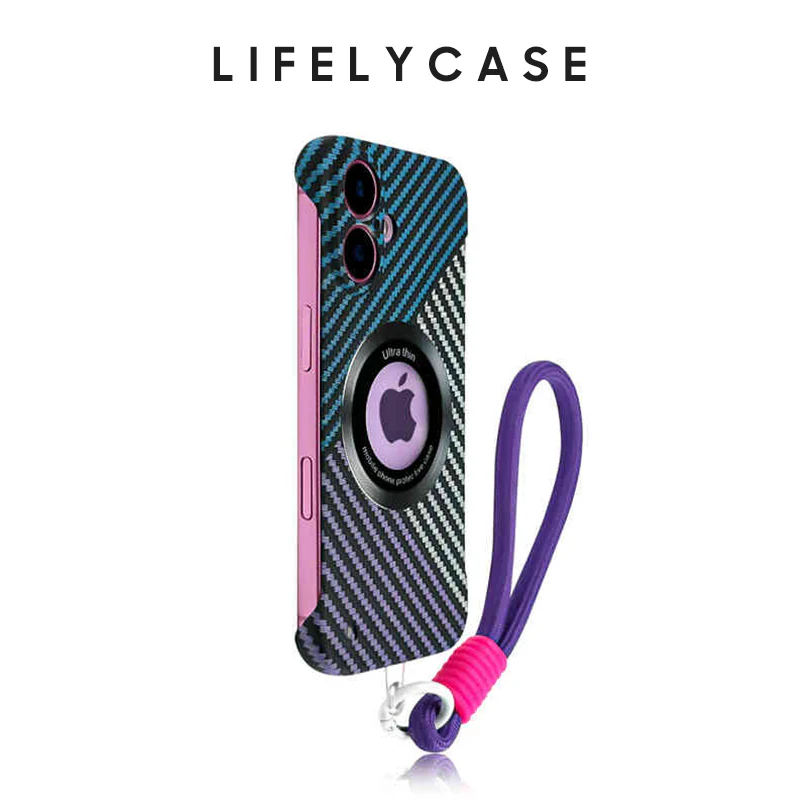 iPhone Lanyard Series | Carbon Fiber MagSafe Magnetic Phone Case - Image 6