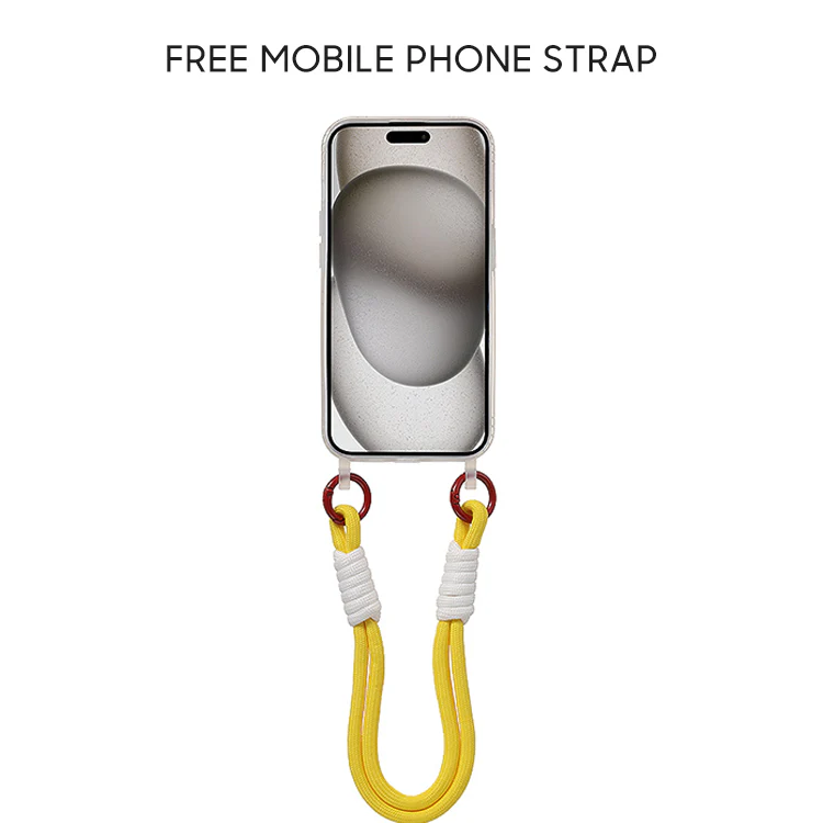 iPhone Lanyard Series | Cartoon Design Card Holder Phone Case Free Wallet - Image 3