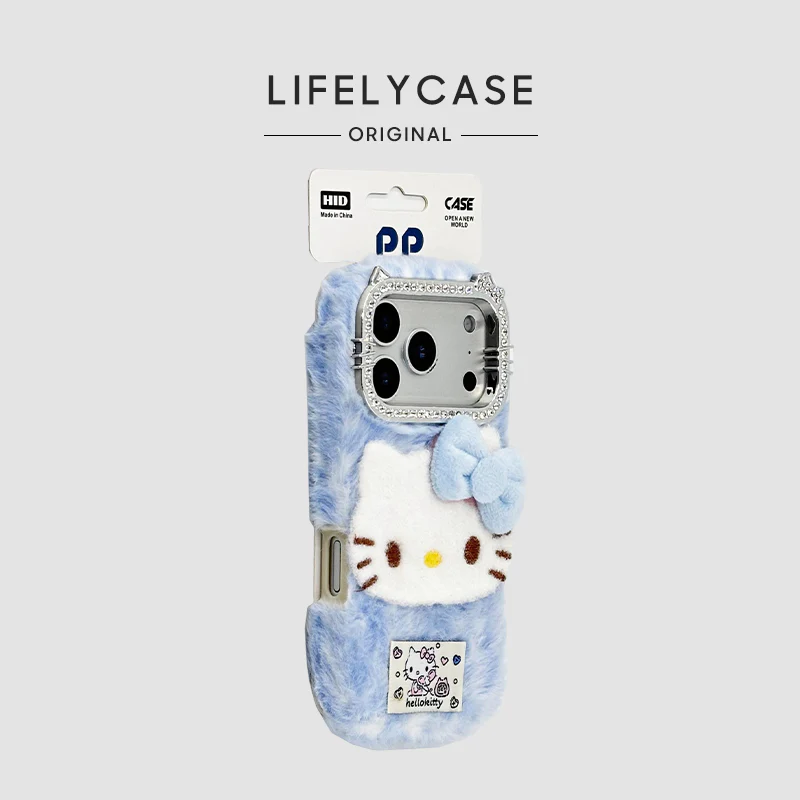 iPhone Series | Cartoon Liquid Silicone Plush Phone Case - Image 5