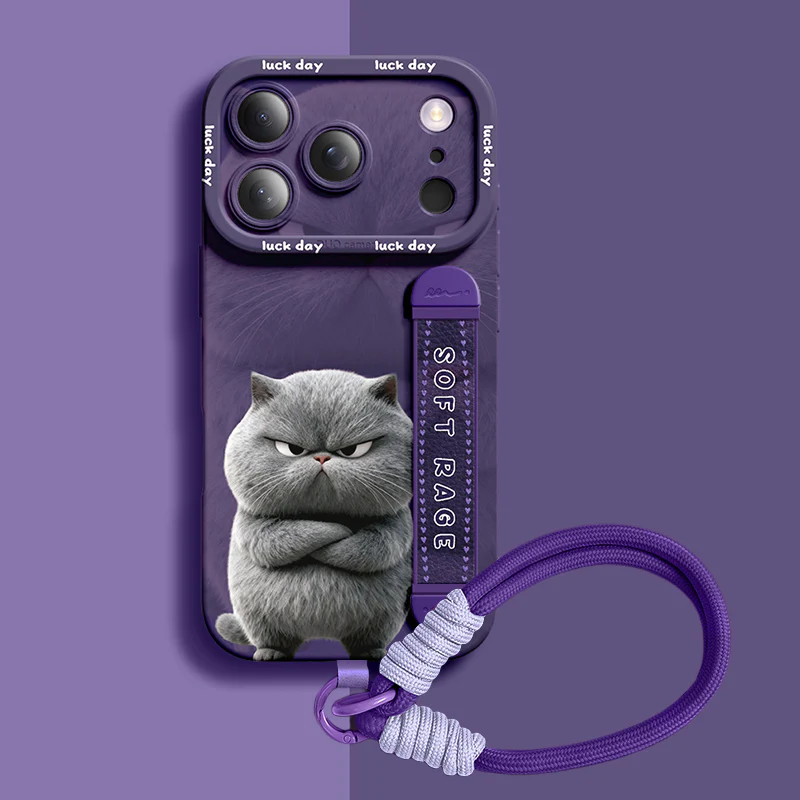 iPhone Wristband Series | Cartoon Liquid Silicone Phone Case - Image 6