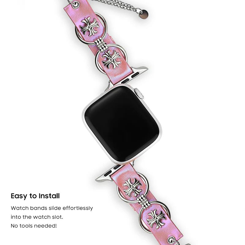 Apple Watch | Chrome Hearts Leather Watch Band - Image 3