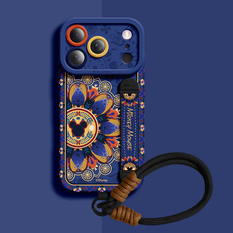 iPhone Wristband Series | Classic Painted Cartoon Liquid Silicone Phone Case - Image 10