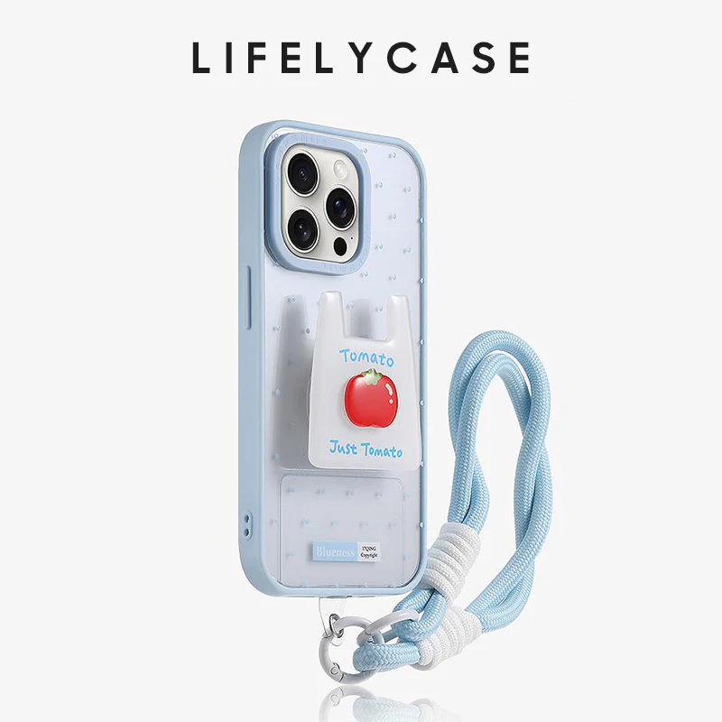 iPhone Lanyard Series |  Cross Leather Phone Case - Image 5