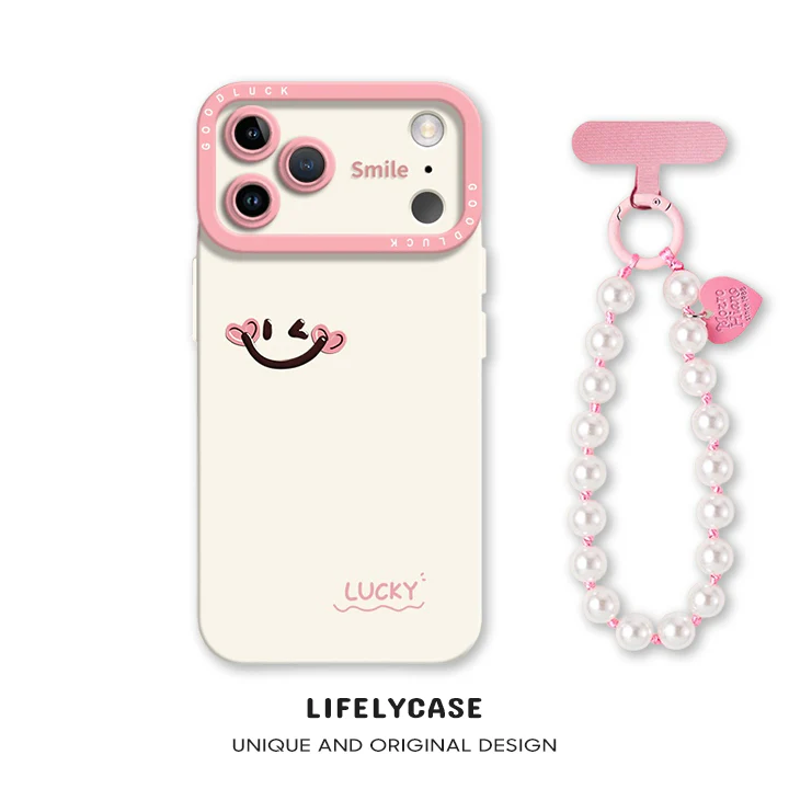 iPhone beads series | Cute Liquid Silicone Phone Case