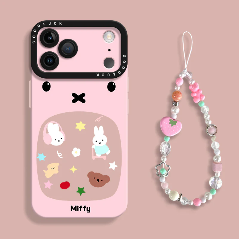 iPhone beads series | Cute Girly Liquid Silicone Phone Case - Image 6