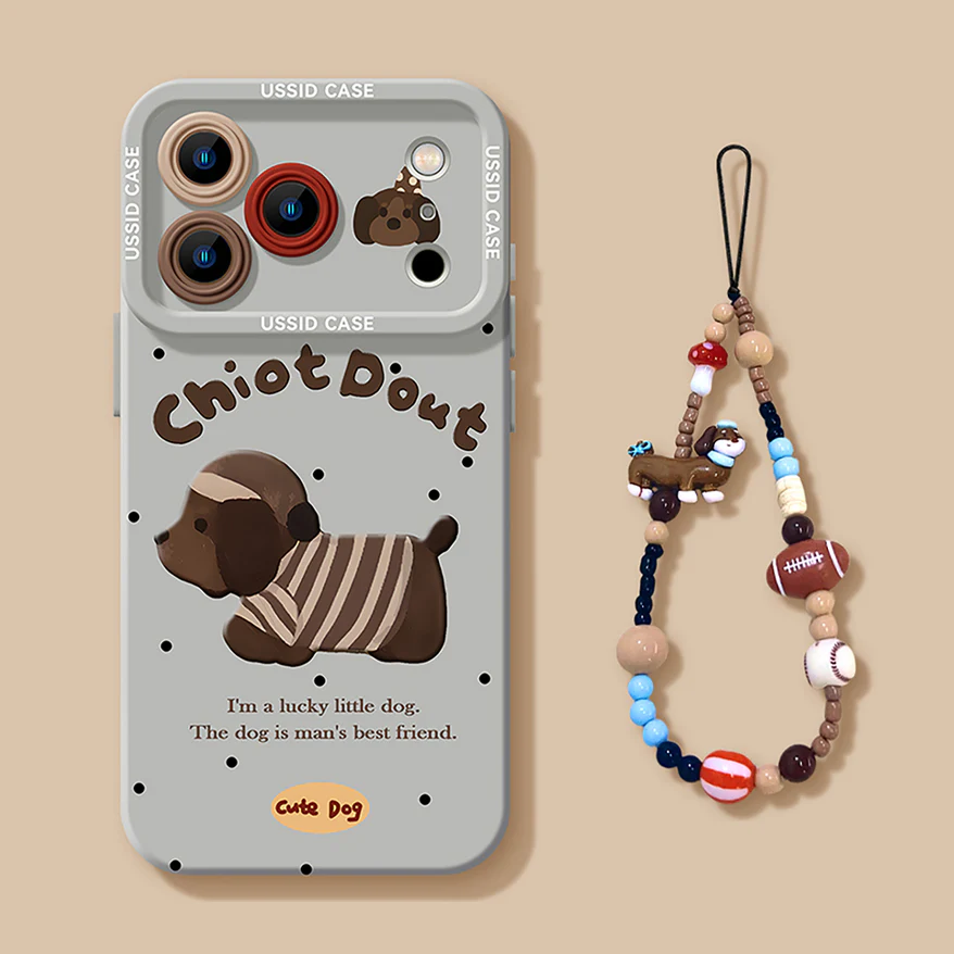 iPhone beads series | Dachshund Design Liquid Silicone Phone Case - Image 2