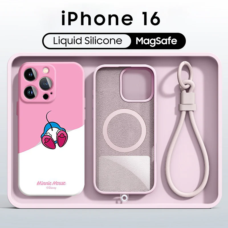iPhone Lanyard Series | Disney Liquid Silicone MagSafe Phone Case - Image 8