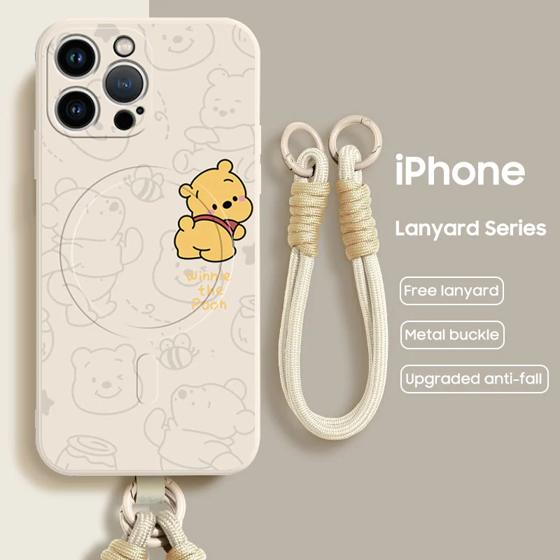 iPhone Lanyard Series | Disney Liquid Silicone MagSafe Phone Case - Image 7