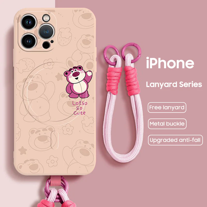 iPhone Lanyard Series | Disney Liquid Silicone MagSafe Phone Case - Image 9