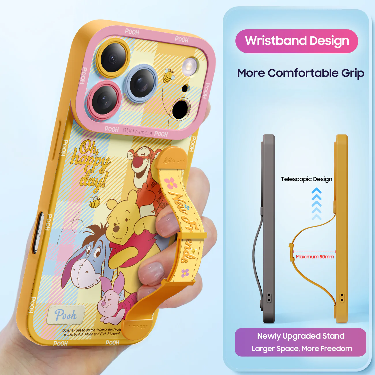iPhone Wristband Series | Disney Co-Branded Liquid Silicone Phone Case - Image 4