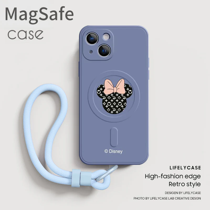 iPhone Lanyard Series | Disney Liquid Silicone MagSafe Phone Case - Image 8