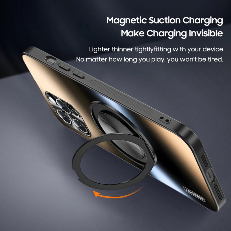 iPhone MagSafe Series | Swivel Stand Frosted Phone Case - Image 3