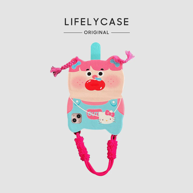 iPhone Lanyard Series | Funny Cartoon Design Phone Case - Image 7