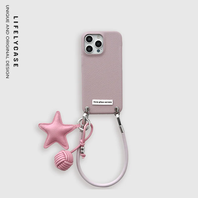 iPhone Lanyard Series | Genuine Leather Phone Case, Free Star Accessories - Image 3