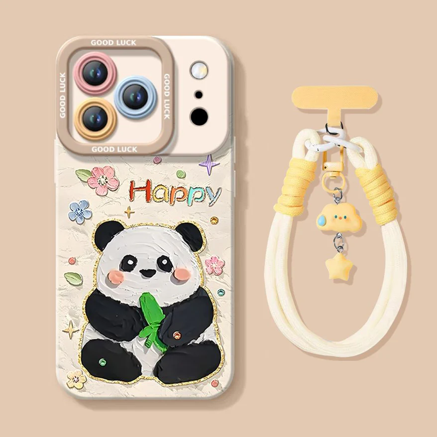 iPhone beads series | Original Cartoon Design Liquid Silicone Phone Case - Image 7