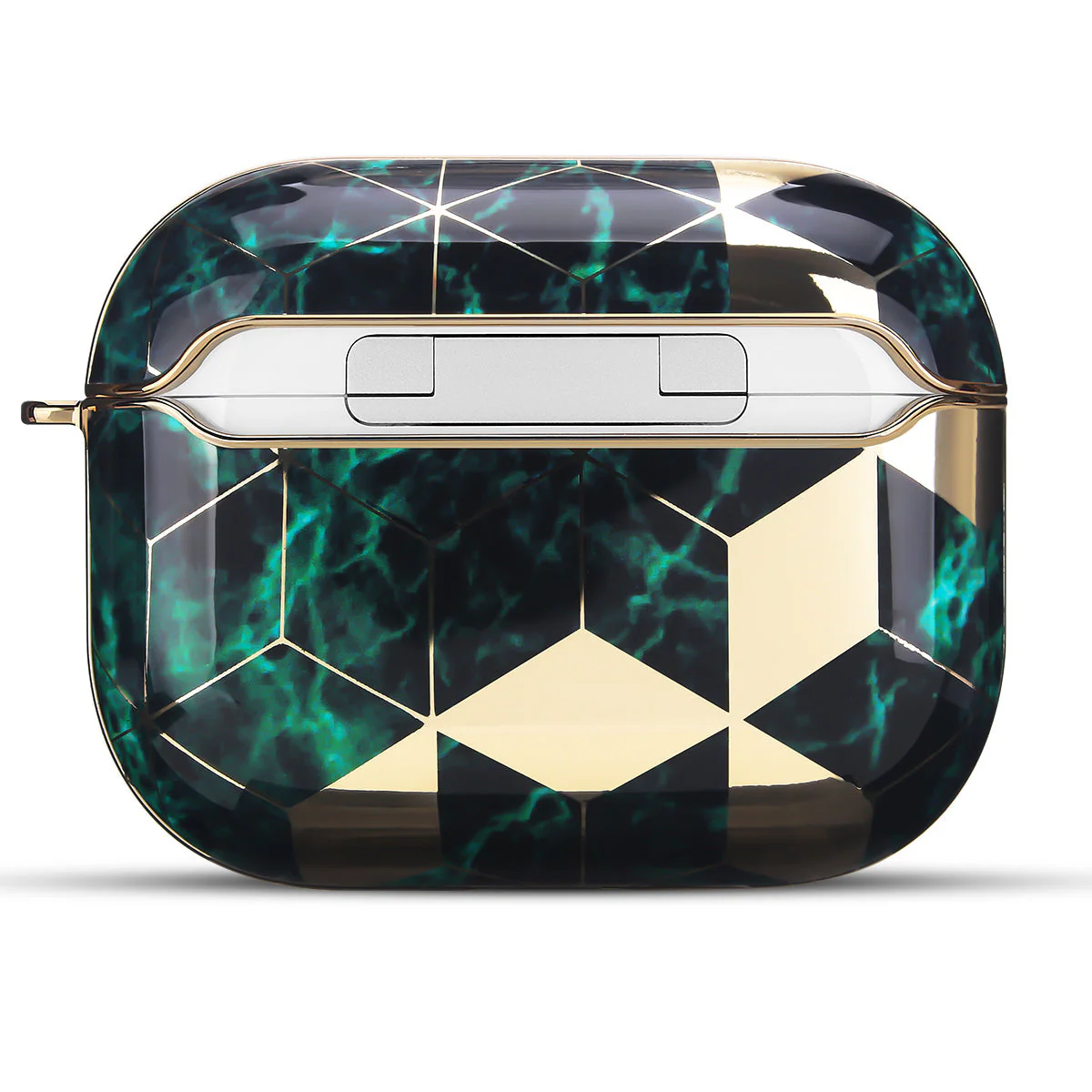 AirPods | Luxury Gold Green Marble Case - Image 10