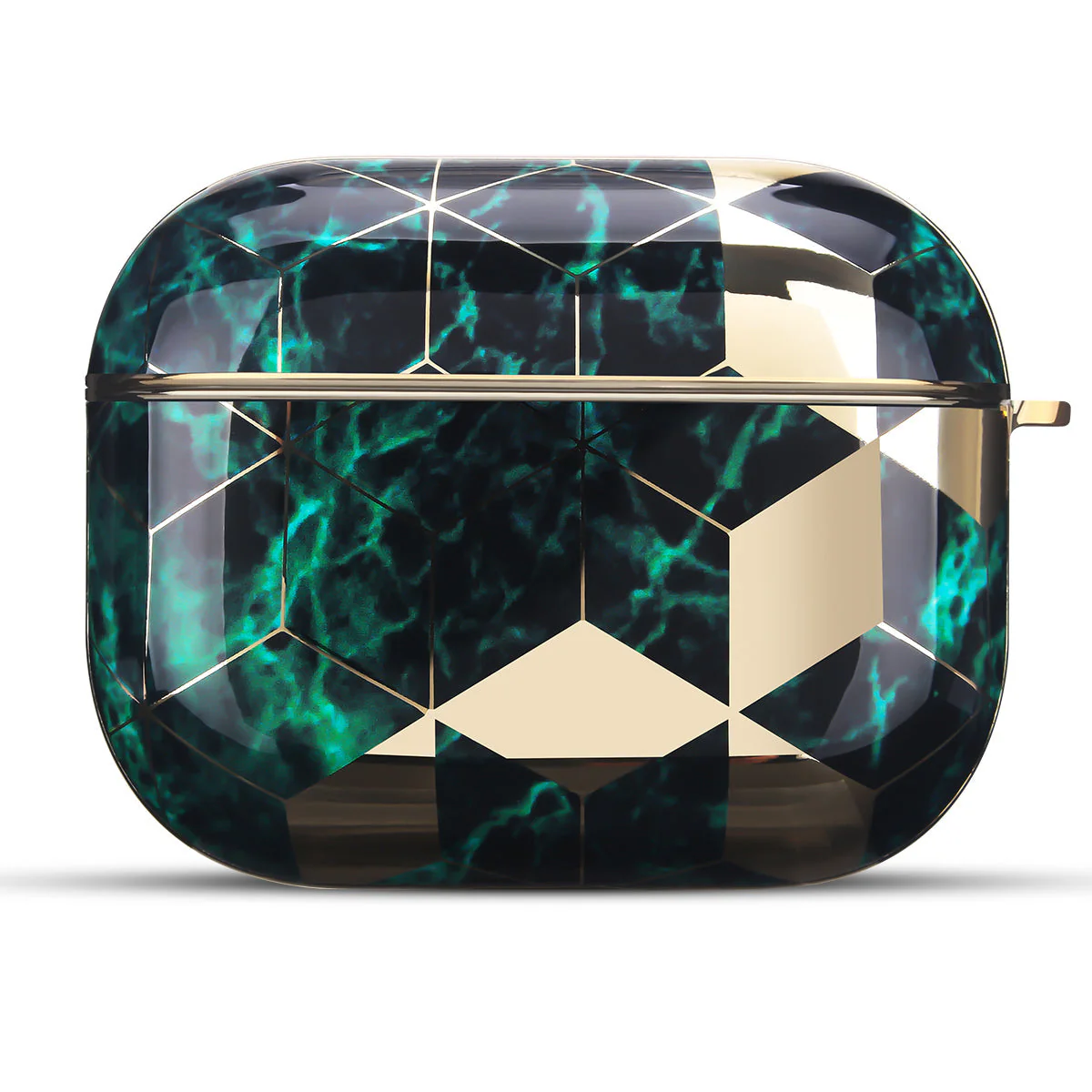 AirPods | Luxury Gold Green Marble Case - Image 9