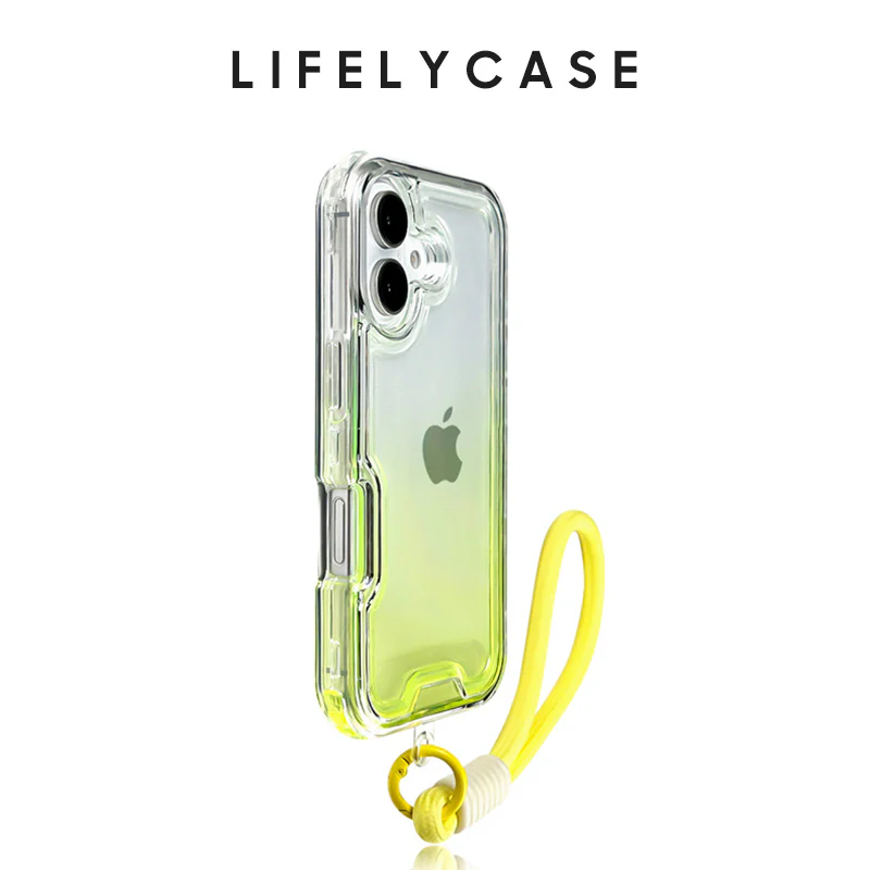 iPhone Lanyard Series | Gradient Design Silicone Phone Case - Image 6