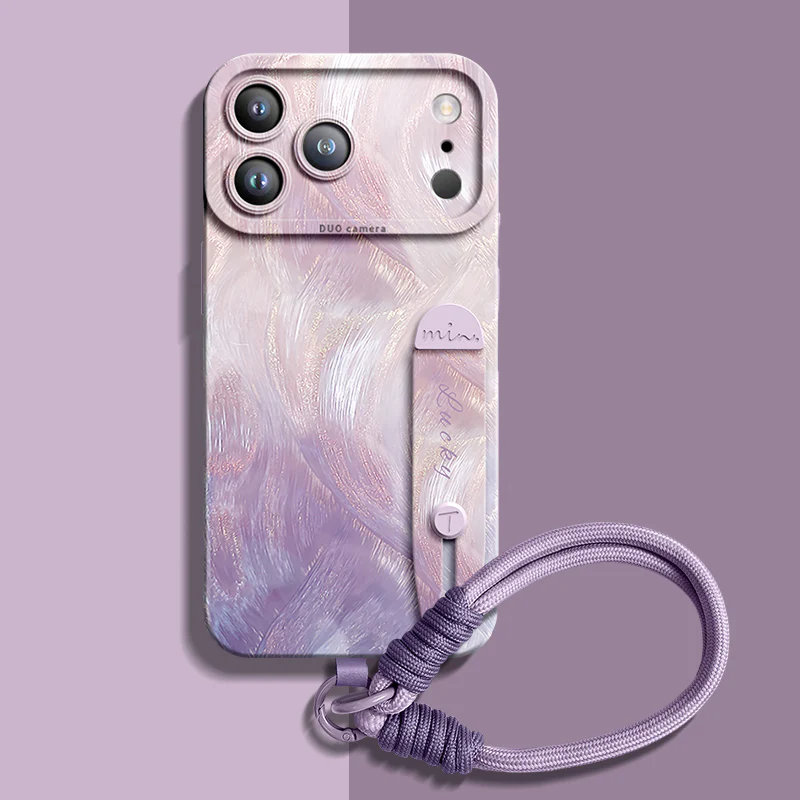 iPhone Wristband Series | "Gradient Light and Shadow" Liquid Silicone Phone Case - Image 6