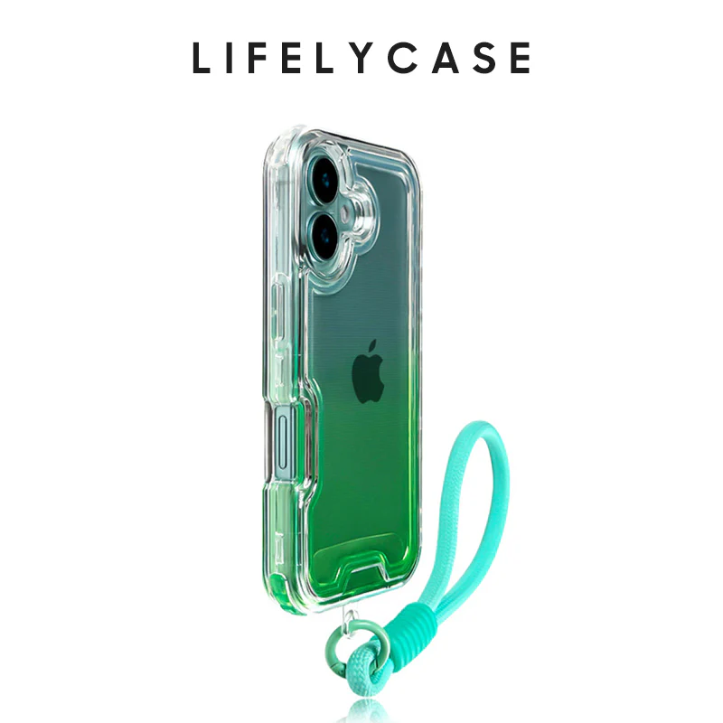 iPhone Lanyard Series | Gradient Design Silicone Phone Case - Image 5