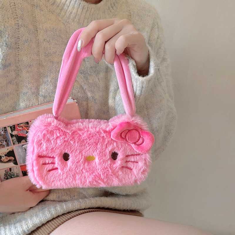 iPhone Lanyard Series | Hello Kitty Flip Plush Phone Case - Image 3