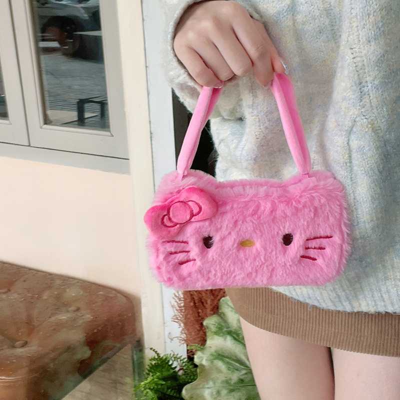 iPhone Lanyard Series | Hello Kitty Flip Plush Phone Case - Image 5