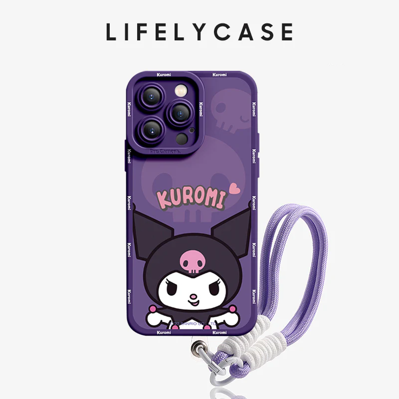 iPhone Lanyard Series | Fashion Cartoon Liquid Silicone Phone Case - Image 5