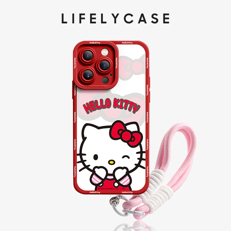 iPhone Lanyard Series | Fashion Cartoon Liquid Silicone Phone Case - Image 6