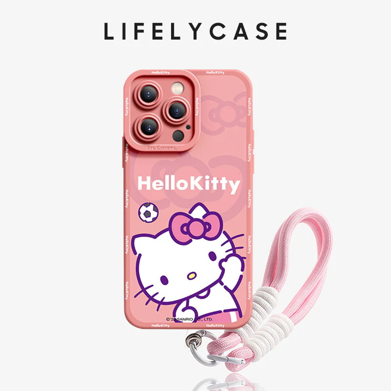 iPhone Lanyard Series | Fashion Cartoon Liquid Silicone Phone Case - Image 8