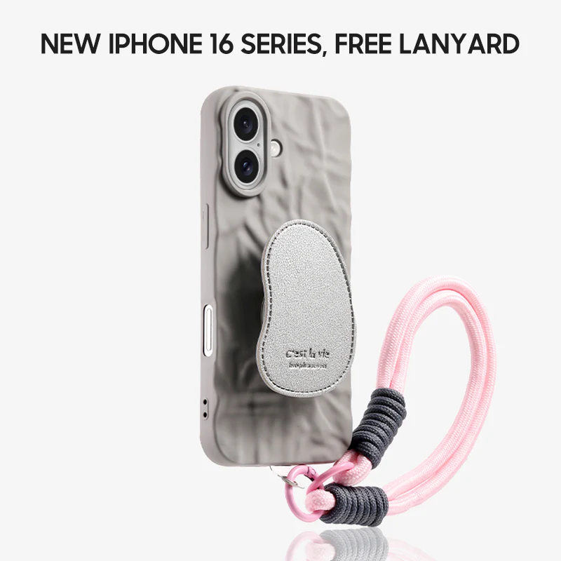 iPhone Lanyard Series | Phone Holder Designt Liquid Silicone Phone Case - Image 2
