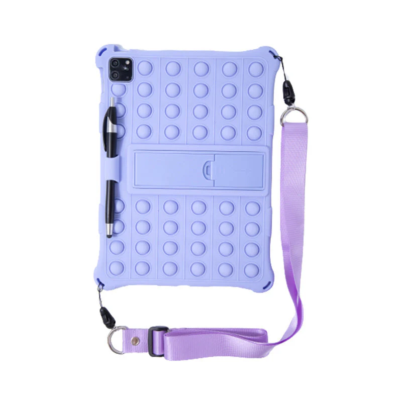 iPad | Soft Silicone Stand Case[Free Apple Pencil And Lanyard] - Image 3