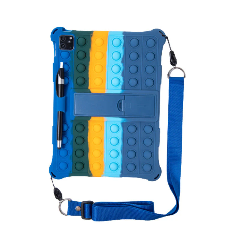 iPad | Soft Silicone Stand Case[Free Apple Pencil And Lanyard] - Image 6