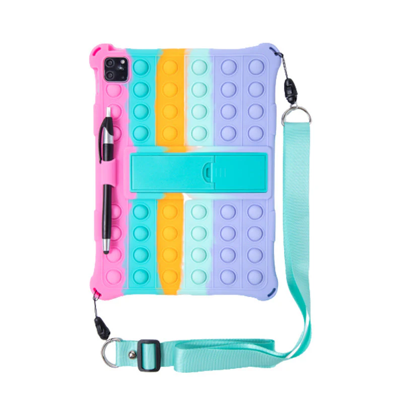iPad | Soft Silicone Stand Case[Free Apple Pencil And Lanyard] - Image 7