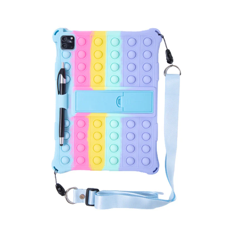 iPad | Soft Silicone Stand Case[Free Apple Pencil And Lanyard] - Image 8