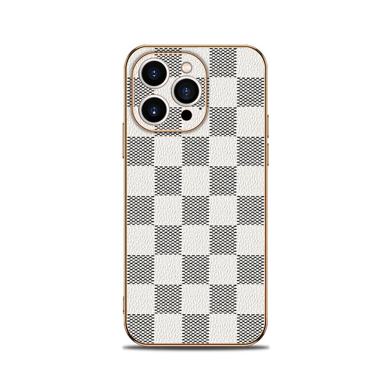 iPhone Series | Luxury Electroplated Mobile Phone Leather Case - Image 9