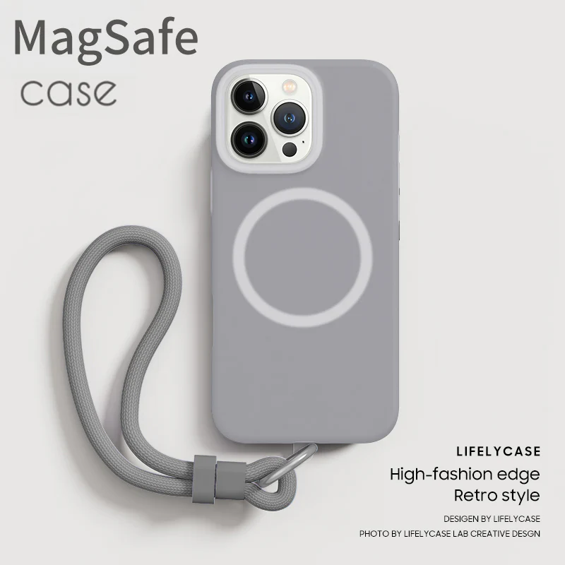 iPhone Lanyard Series | Liquid Silicone Phone Case Supports MagSafe - Image 9
