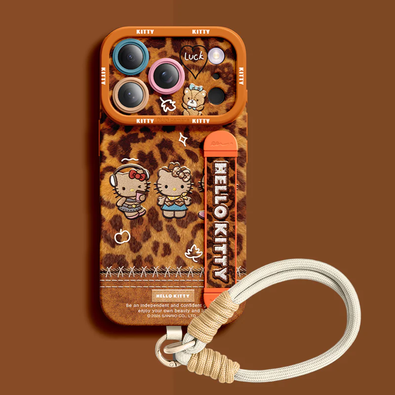 iPhone Wristband Series | Hello Kitty Liquid Silicone Phone Case - Image 11