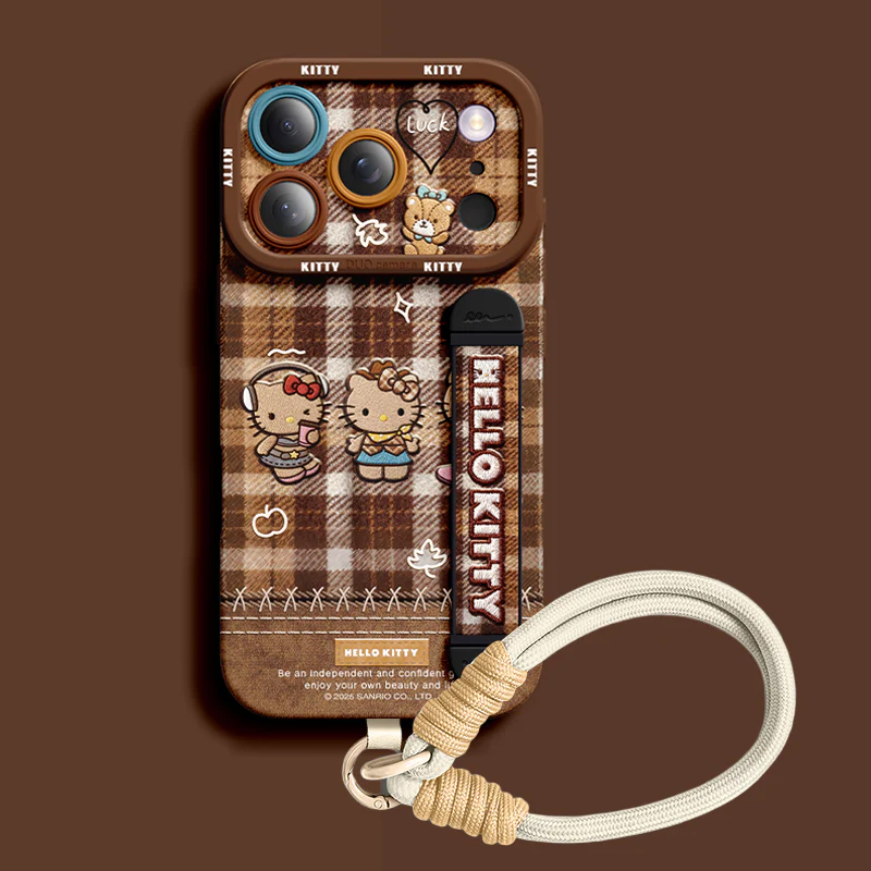 iPhone Wristband Series | Hello Kitty Liquid Silicone Phone Case - Image 9